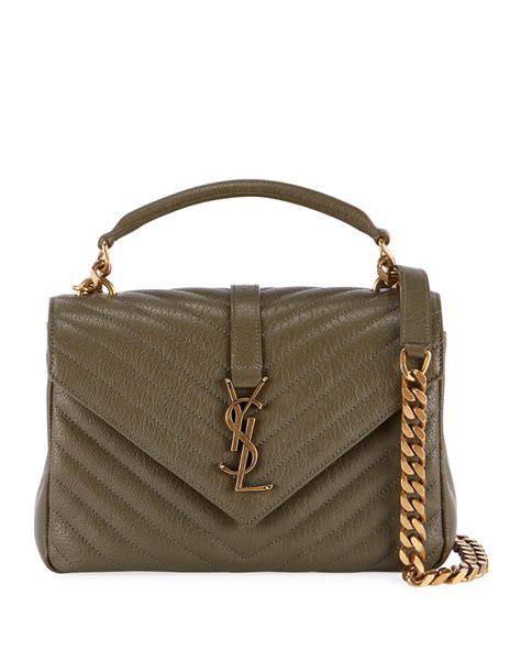 green ysl handbag|ysl padded shoulder bag.